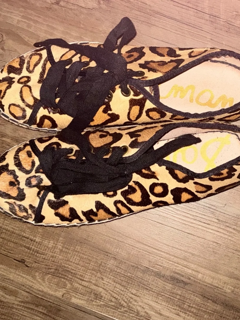 Sam Edelman Celina Platform Espadrille leopard/cheetah print, size 8 1/2